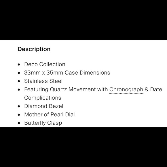 Michele Deco Diamond Watch w/ 5 Authentic Michele bands New Battery. - Picture 5 of 16